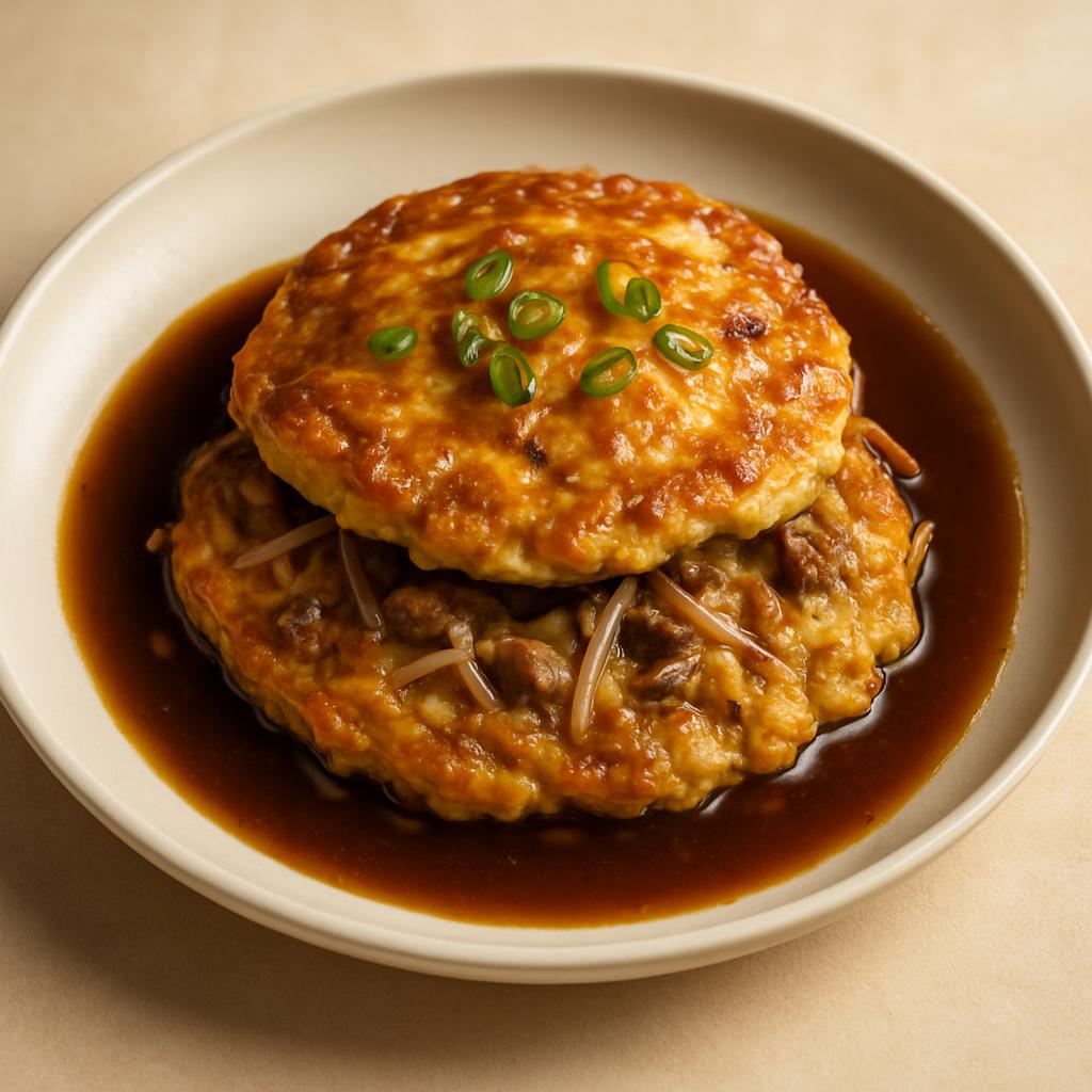 Beef Egg Foo Young — Chung Wah Restaurant Baltimore