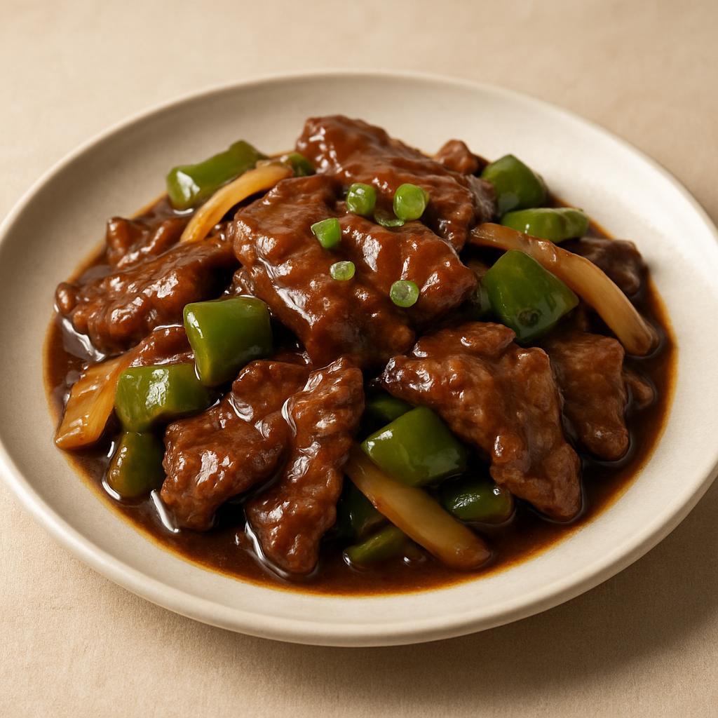 Beef w. Black Bean Sauce — Chung Wah Restaurant Baltimore
