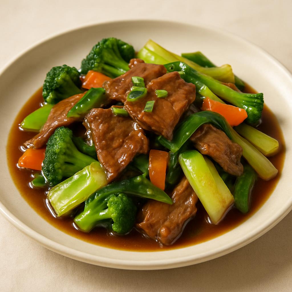 Beef w. Chinese Vegetable — Chung Wah Restaurant Baltimore