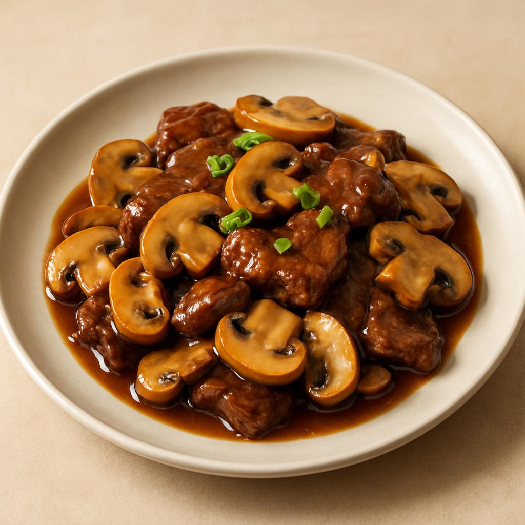 Beef w. Mushroom — Chung Wah Restaurant Baltimore