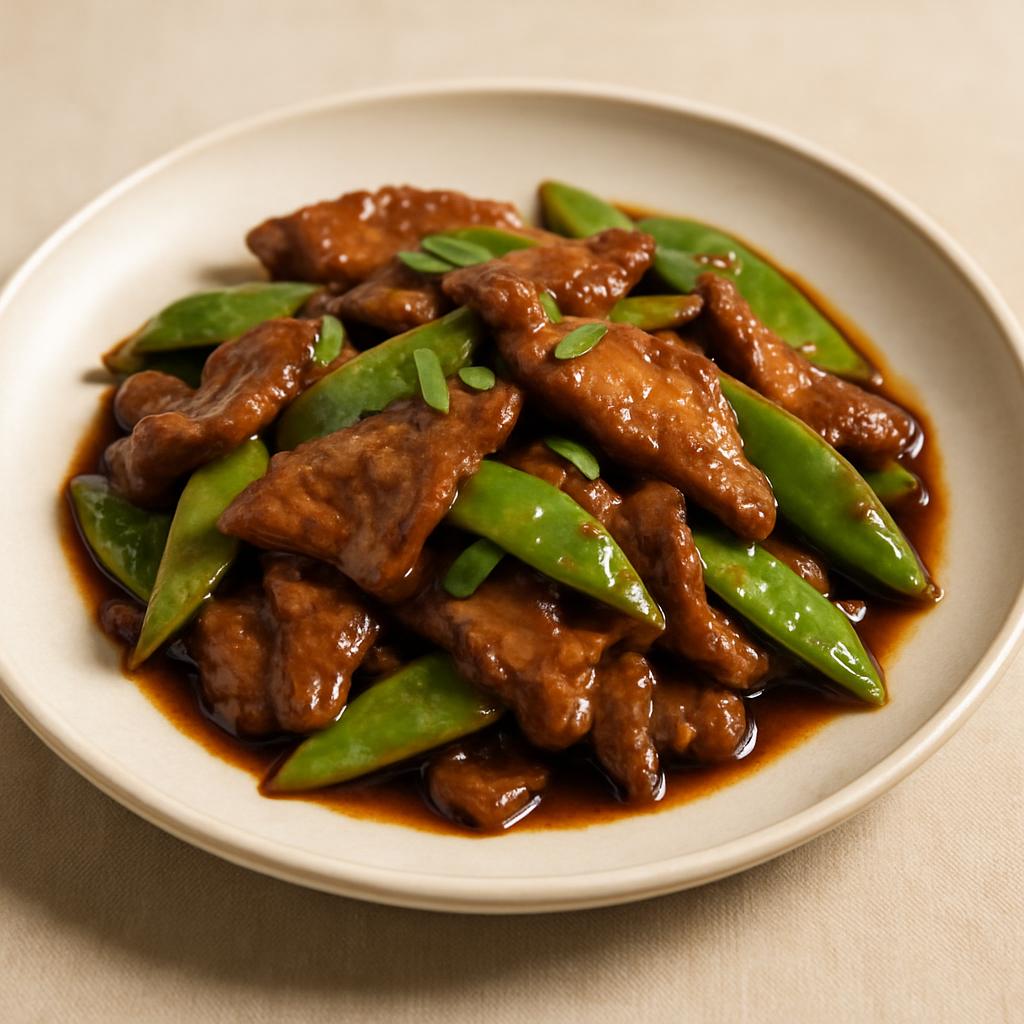 Beef w. Snow Peas — Chung Wah Restaurant Baltimore