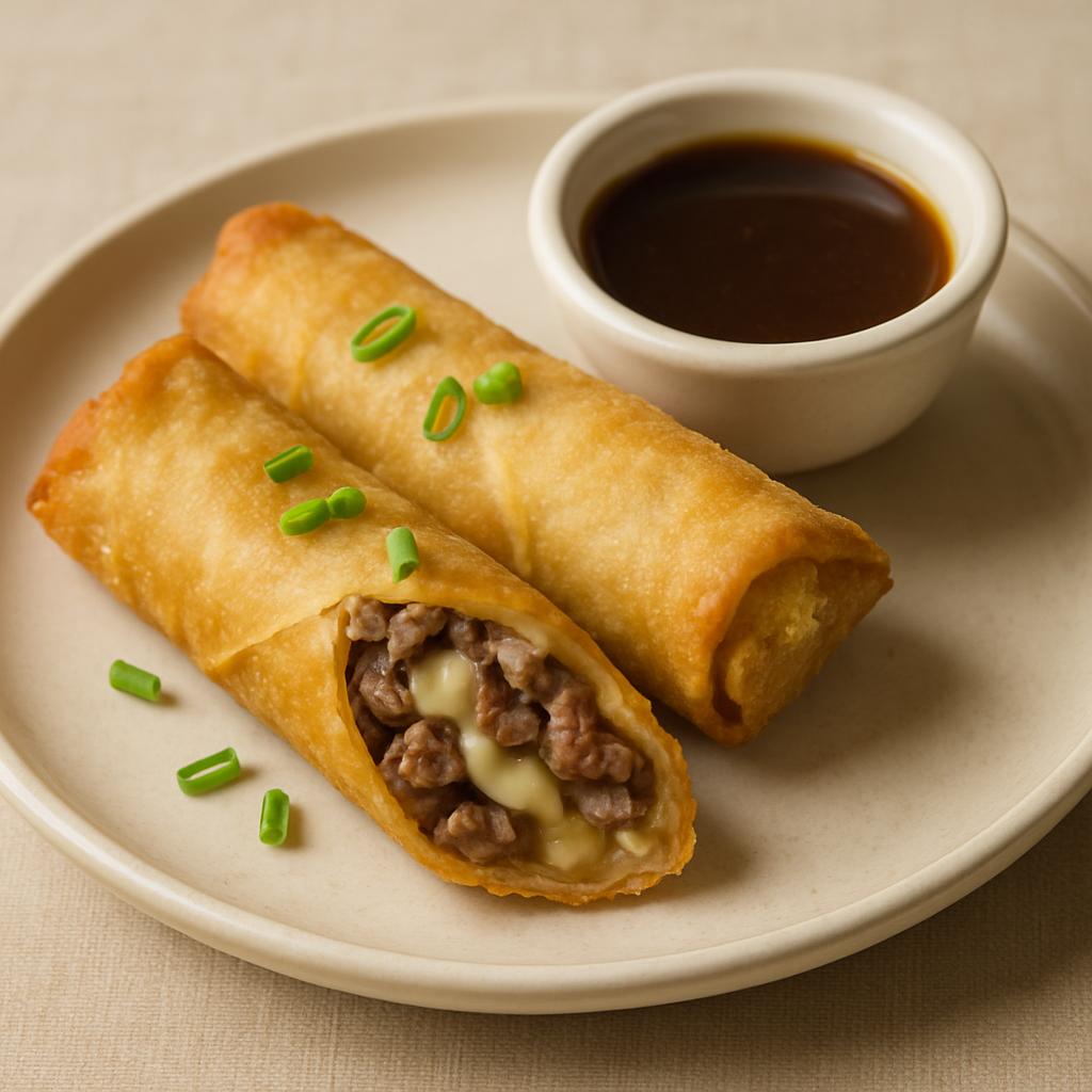 Cheese Steak Rolls (2pc) — Chung Wah Restaurant Baltimore