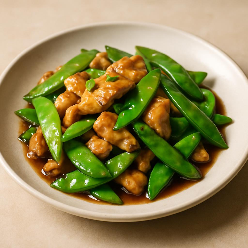 Chicken w. Snow Peas — Chung Wah Restaurant Baltimore