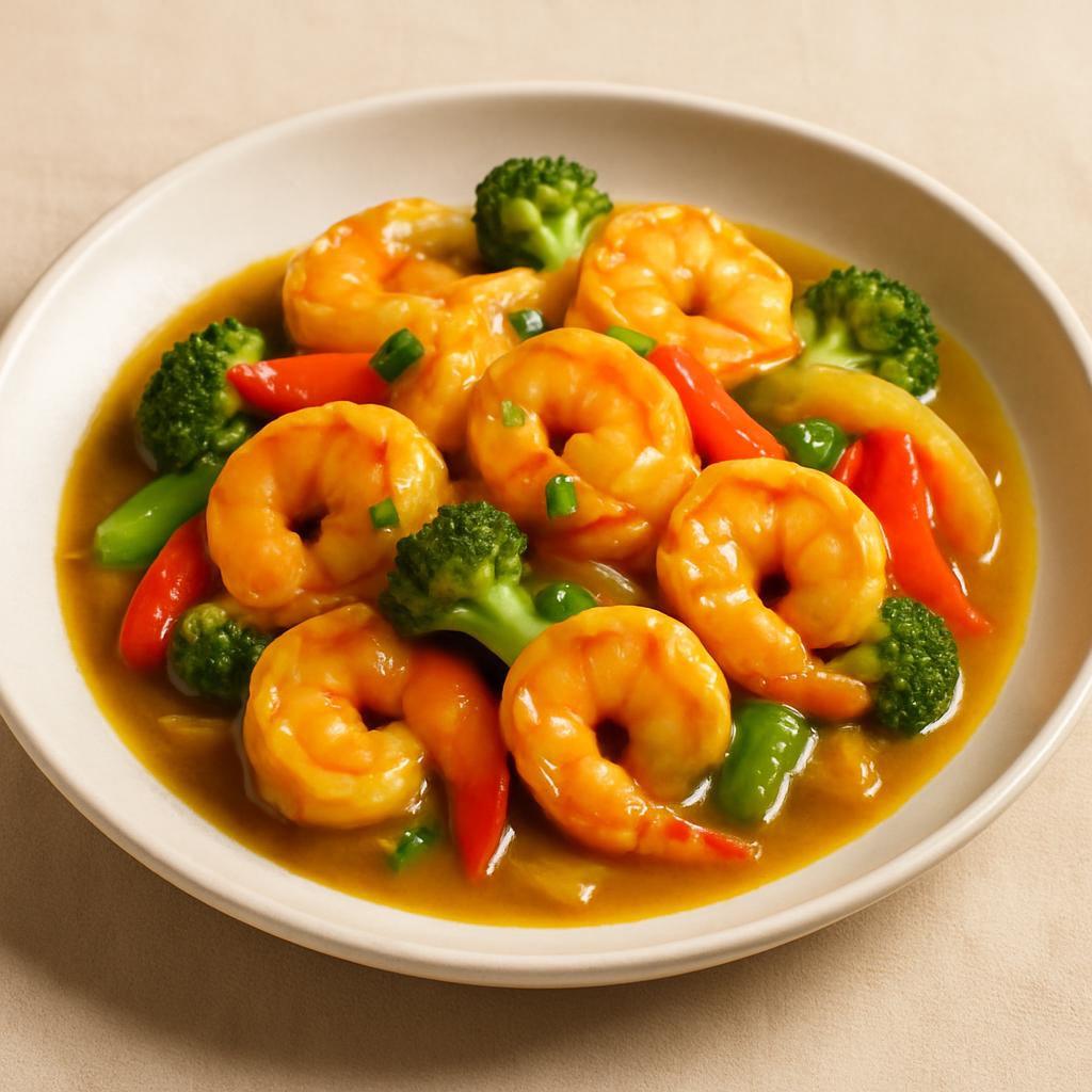 Curry Shrimp whatshot — Chung Wah Restaurant Baltimore