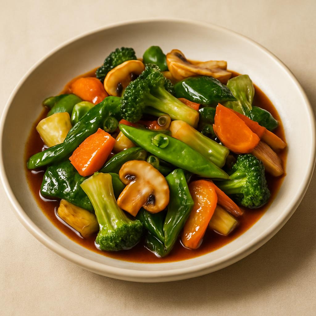 Mixed Vegetables w. Garlic Sauce whatshot — Chung Wah Restaurant Baltimore