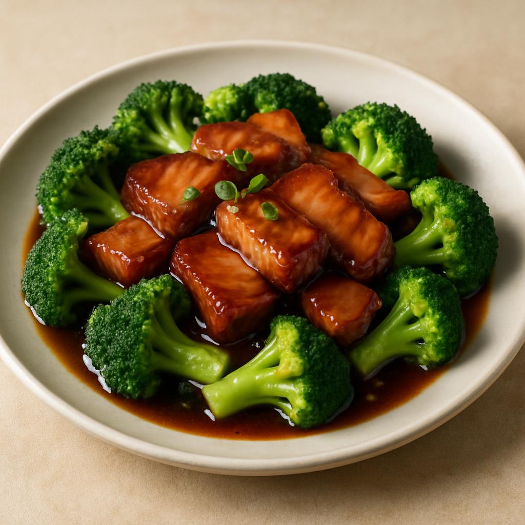 Roast Pork w. Broccoli — Chung Wah Restaurant Baltimore