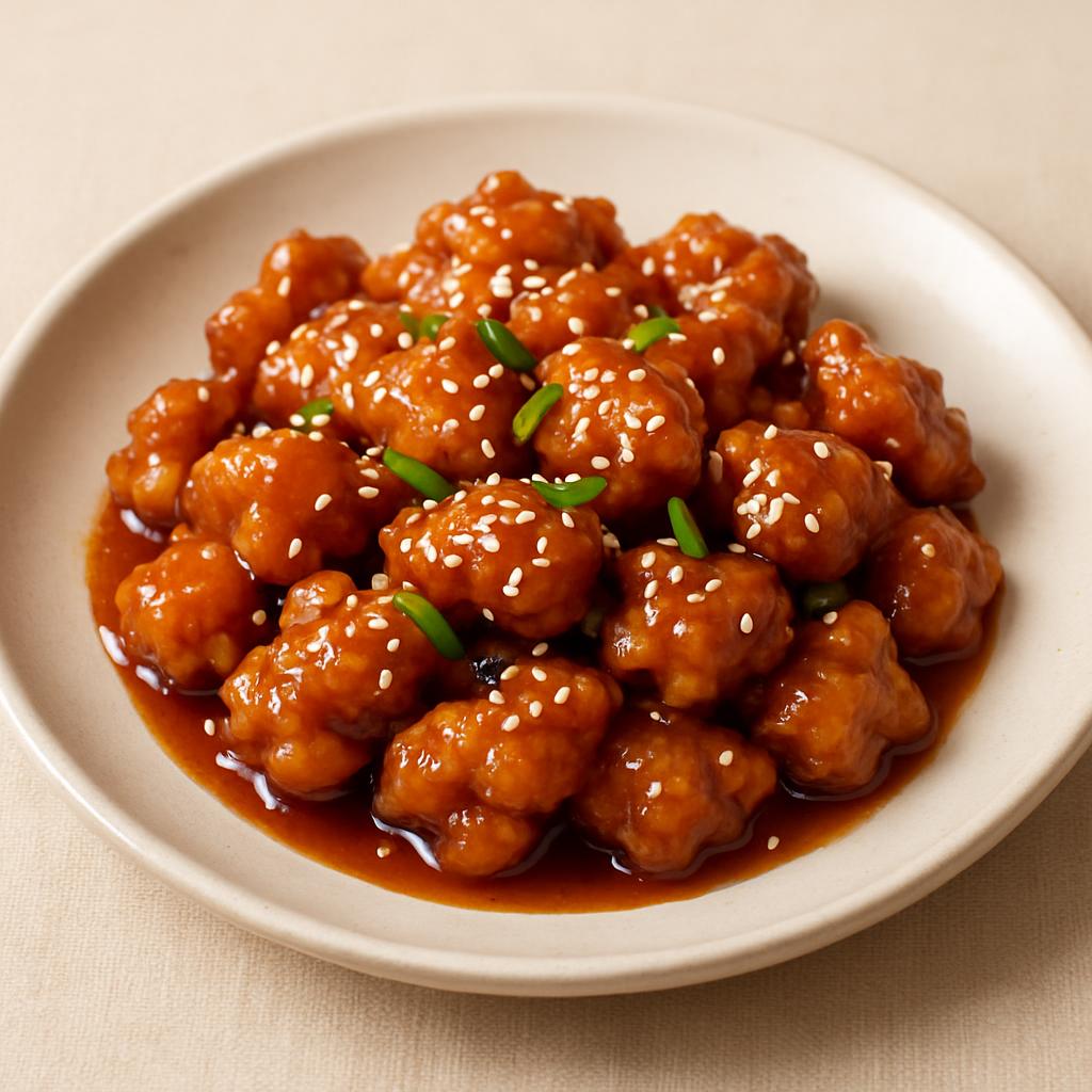 Sesame Chicken Dark chicken meat specially prepared & blended w. mouth watering covered w. sesame sauce. — Chung Wah Restaurant Baltimore