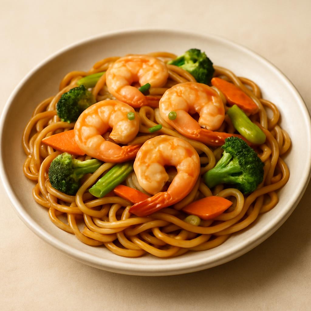 Shrimp Lo Mein — Chung Wah Restaurant Baltimore