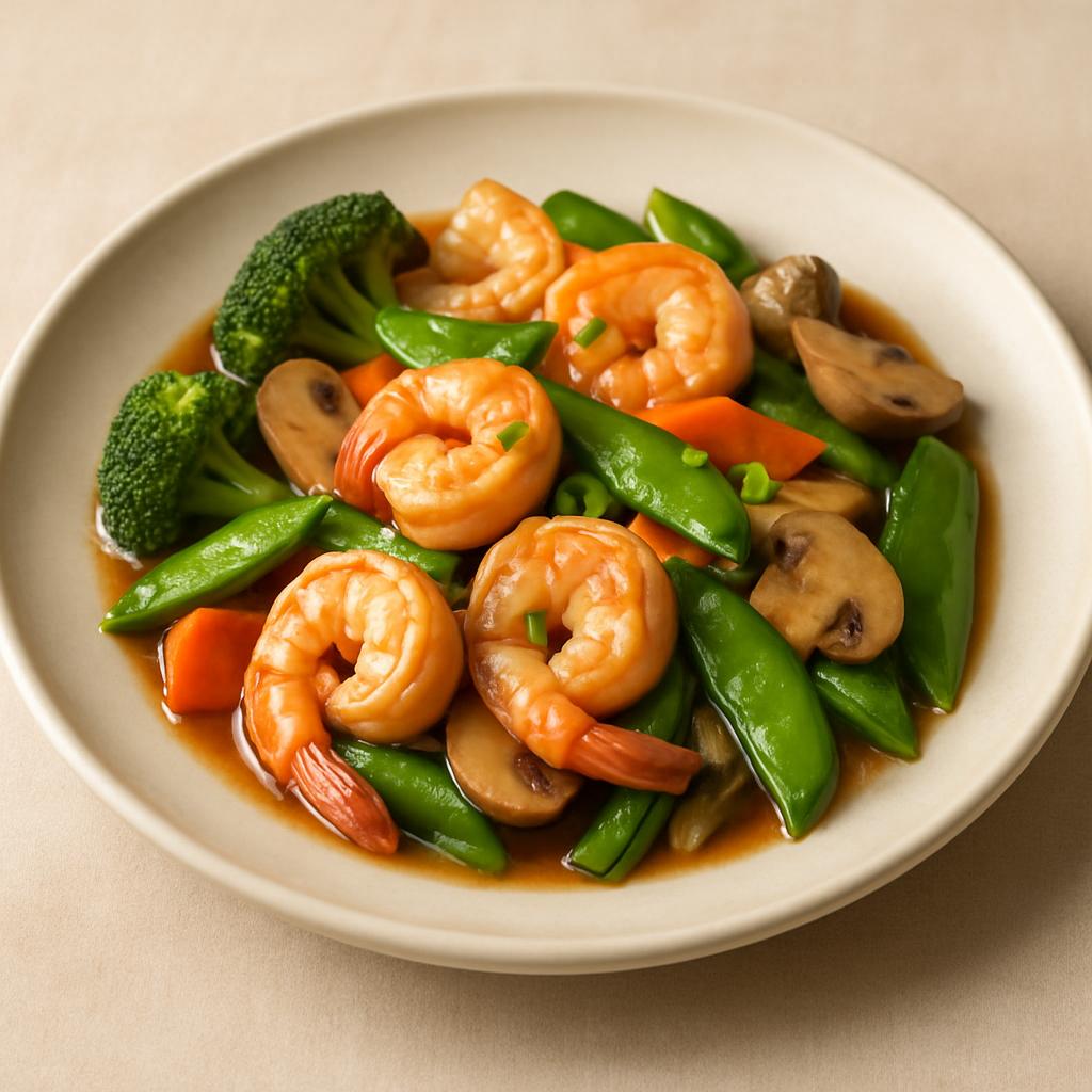 Shrimp w. Chinese Vegetable — Chung Wah Restaurant Baltimore