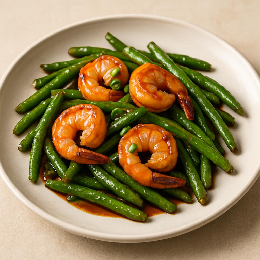 Shrimp w. String Bean — Chung Wah Restaurant Baltimore