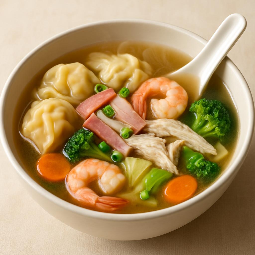 Yang Chow Wonton Ham, chicken, shrimp & vegetable — Chung Wah Restaurant Baltimore